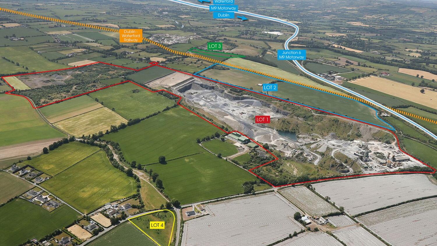 Co Carlow quarry and surrounding lands on sale for €7.4m